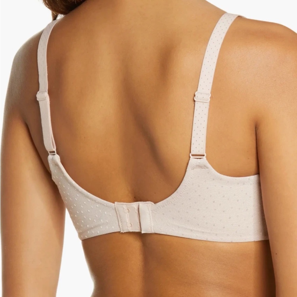 Wacoal Back Appeal Wire Free T-Shirt Bra 36C Rose Dust - Picture 2 of 6